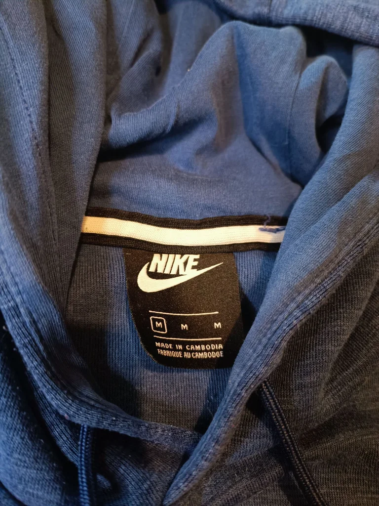 Nike pullover hoodie size M in very good condition, blue colorway – photo 4